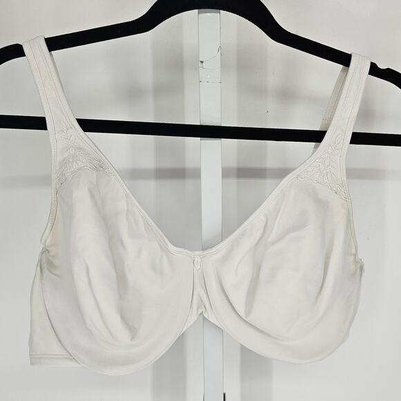Bali Womens Sz 40D Classic Unlined T Shirt Bra Solid White - Picture 1 of 4